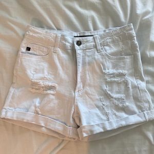 White Shorts